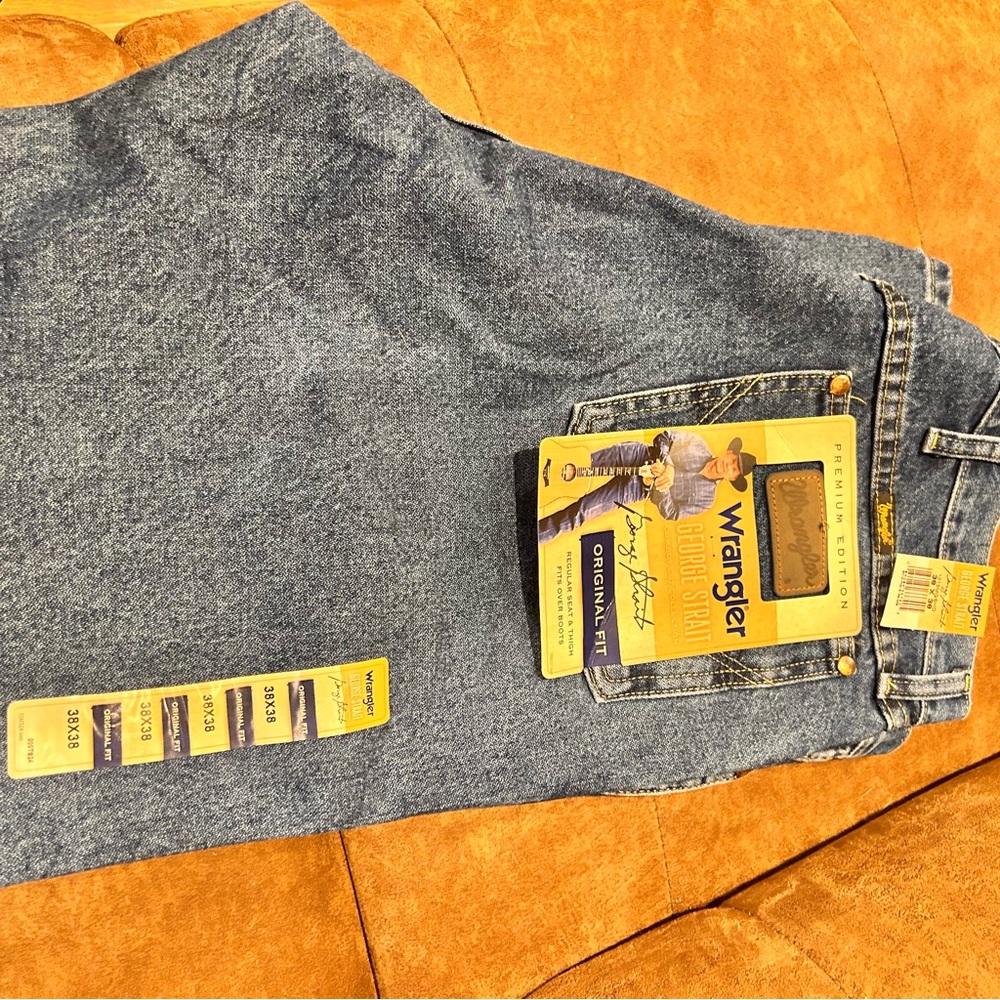 Wrangler George Strait boot cut collection men’s size 38/38 new - Picture 2 of 4